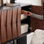 Armoire d'appoint de style rétro moderne