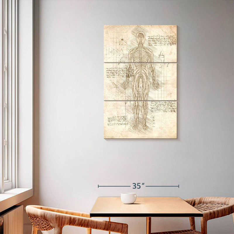 Keiri Human Nervous System, 57" H x 36" W