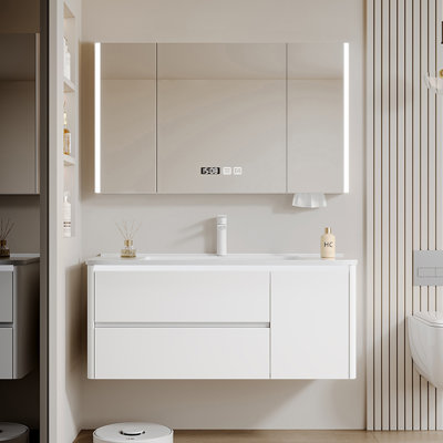 Armoire de salle de bain moderne et simple