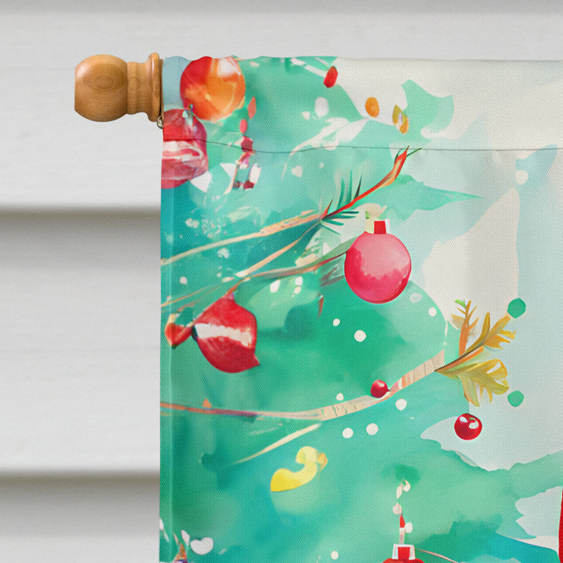 Double Sided Polyester Christmas, 40'' H x 28'' W