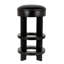 Berlin Upholstered Stool with Solid Wood Frame-1930746801