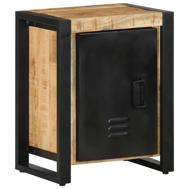 Amaly 40cm W Iron Bedside Table