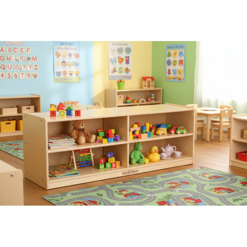 4 Compartment Shelving Unit