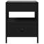 Daneli 40cm W Steel Bedside Table-2087432859