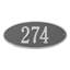 Madison 1-Line Wall Address Plaque-204304065-204304064