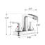 Robinet cascade pour salle de bain 4 pouces, 2 poignées, rotation à 360 degrés, 3 trous, pour lavabo, gain de temps, sortie pivotante, design moderne.