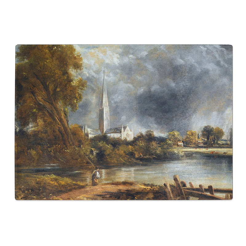 Salisbury Cathedral Vol.2 by John Constable Chopping Board, 0.4cm H x 28.5cm W x 39cm L