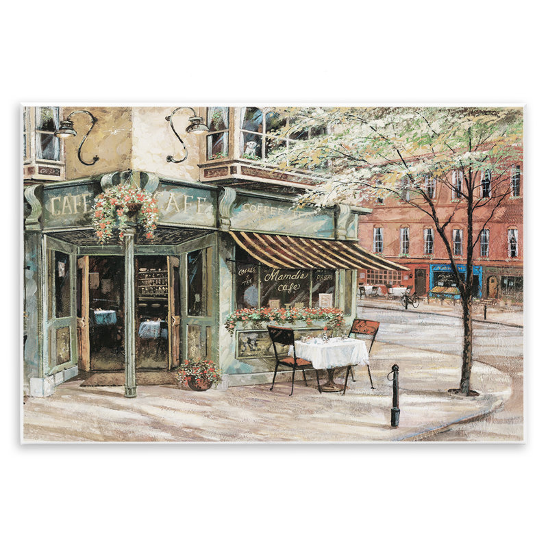 Art mural City City Café par Ruane Manning, H 10 po x l 15 po