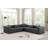 Houswerth Upholstered L-Shaped Sectional Reversible-94884295