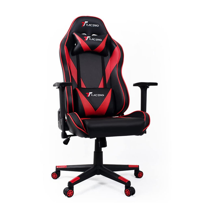  Swift X 2020 Stealth Gaming Chair Ergonomic Home Office Chair, Black/Red