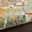 Tapis vert / orange / ivoire tissé à la machine Weylyn-547631757
