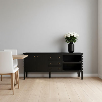 Zen-style vintage storage cabinet