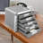 Marelin 5-Tier Stackable Desk Organizer with Drawers