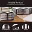 Daisetta Wood Free Standing Pet Gate-463598846