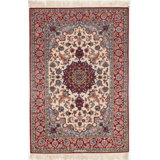 One-of-a-Kind Rectangle 3'9" X 5'6" Hand Knotted Area Rug