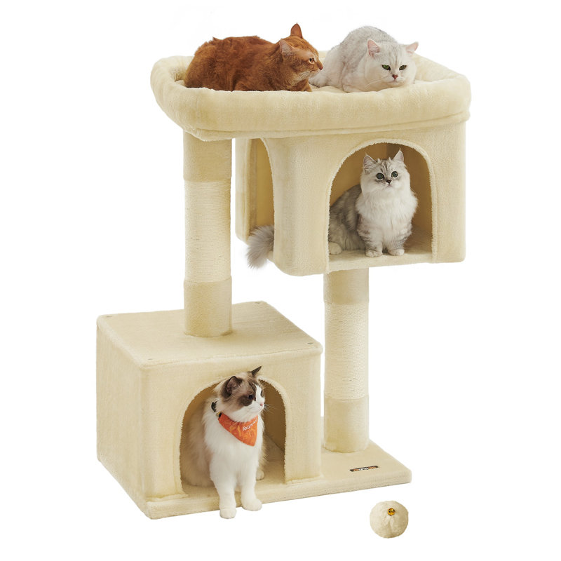 Arbre à chat Franjo, Beige, H 39,8 po x l 34,6 po x P 22,4 po