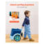 Coffret de réparation automobile pour enfants (60 pièces) avec lumières, sons et pièces amovibles – Atelier de jeu de mécanique en ABS bleu pour les enfants de 3 ans et plus