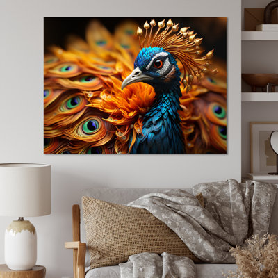 " Close-up Of A Peacock "