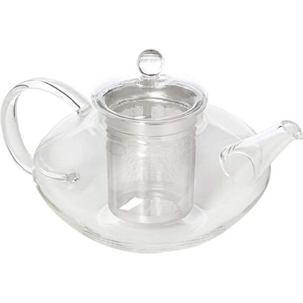 China Customized Glass Teapot Stovetop Microwave Safe, 30oz/900ml