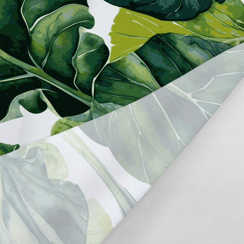 Tapisserie murale Légumes Collard Greens, 88 po x 104 po
