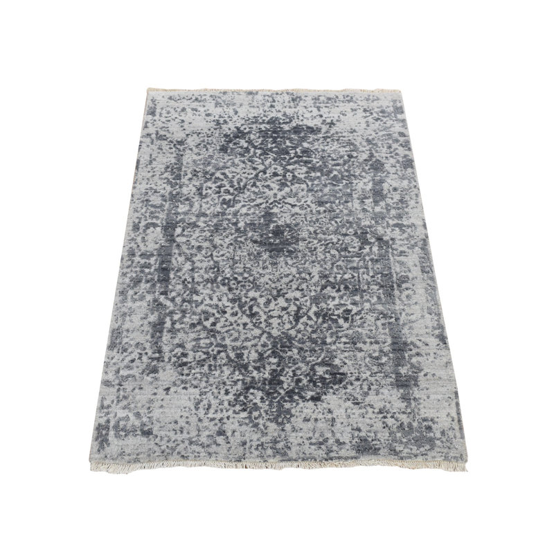 Tapis gris nouvel âge 3 pi x 4 pi 10 po Arushan
