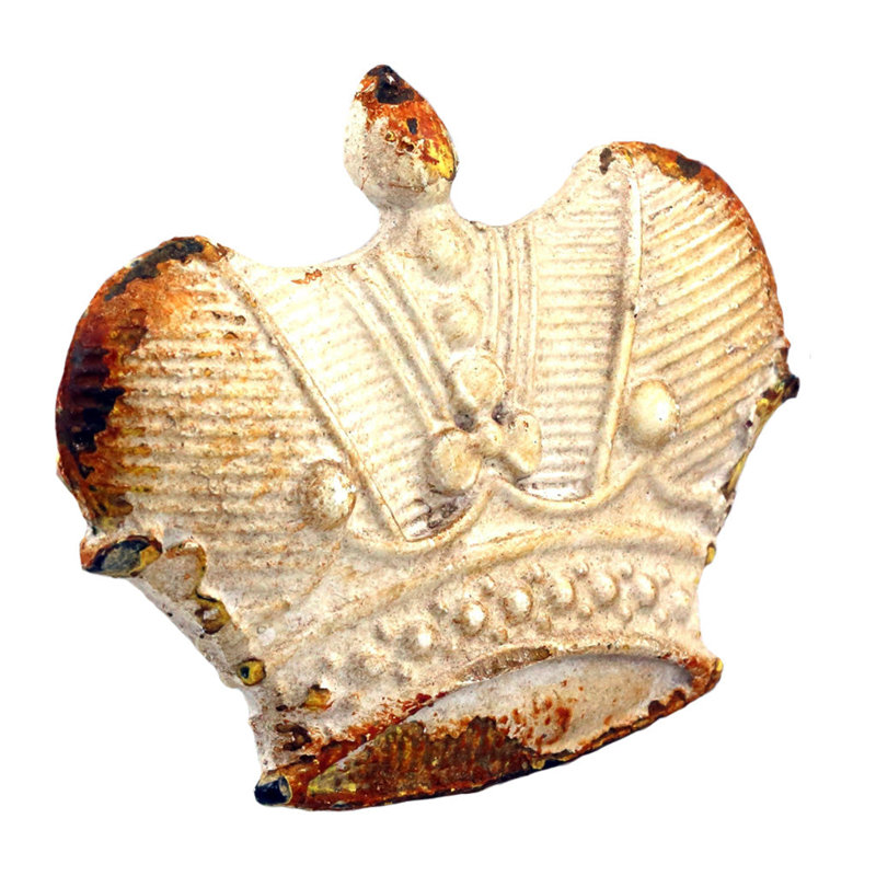 Paquet de 2 boutons de couronne surdimensionnés peints à la main