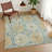 Machine Washable Indoor/Outdoor Chantille ACN2643 Damask Rug-543337440-543337464