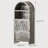 Arched Cabinet Bookshelf Bookcase - 71” Tall Mid Century Arched Display Cabinet, Open Shelf Storage Cabinet for Dining Room-1095776640
