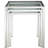 Modway Nimble Stainless Steel Nesting Table Set