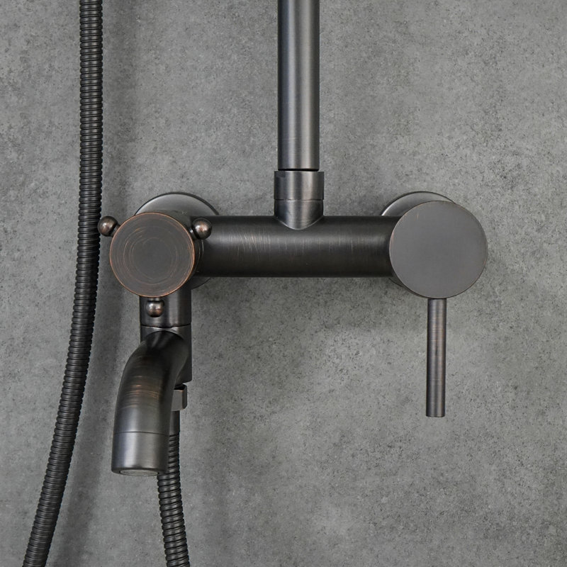 Mccauley Mixer Shower with Dual Shower Head