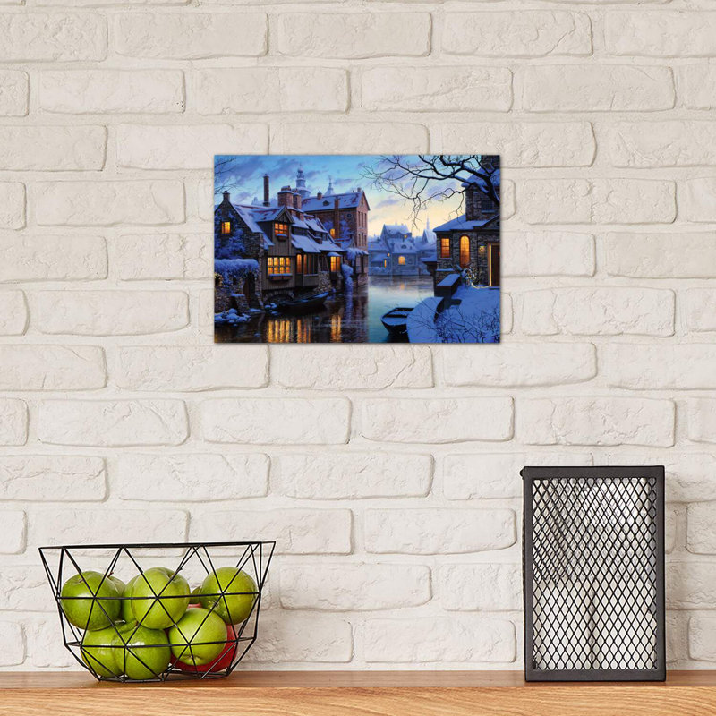 The Venice Of The North by Evgeny Lushpin - Wrapped Canvas Print, 20.32 cm H x 30.48 cm W