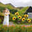 Yellow Solar Powered Integrated LED Pathway Light