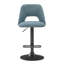 Ensemble de 2 tabourets de bar ajustables avec sièges rembourrés Rounduv Furniture-2140111662
