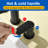 Waterfall Tub Filler Faucet With Handheld Shower Widespread Roman Tub Faucet Set Deck Mount 4-holes Faucet-125590778