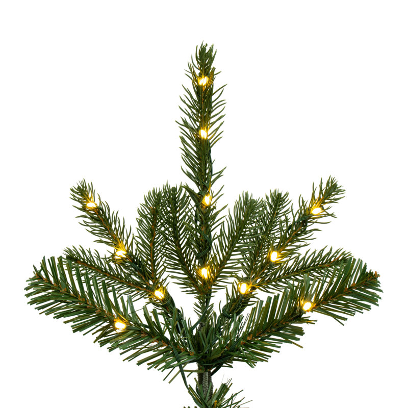 7.5' H Lighted Artificial Pine Christmas Tree
