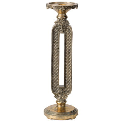 Porte-bougie rétro classique-doré antique Bettis