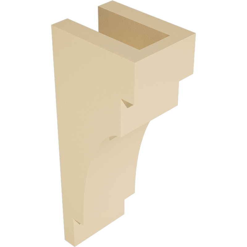 Corbeau d'uréthane méditerranéen Signature, brun clair apprêté, 20 po x 6 po x 8 po