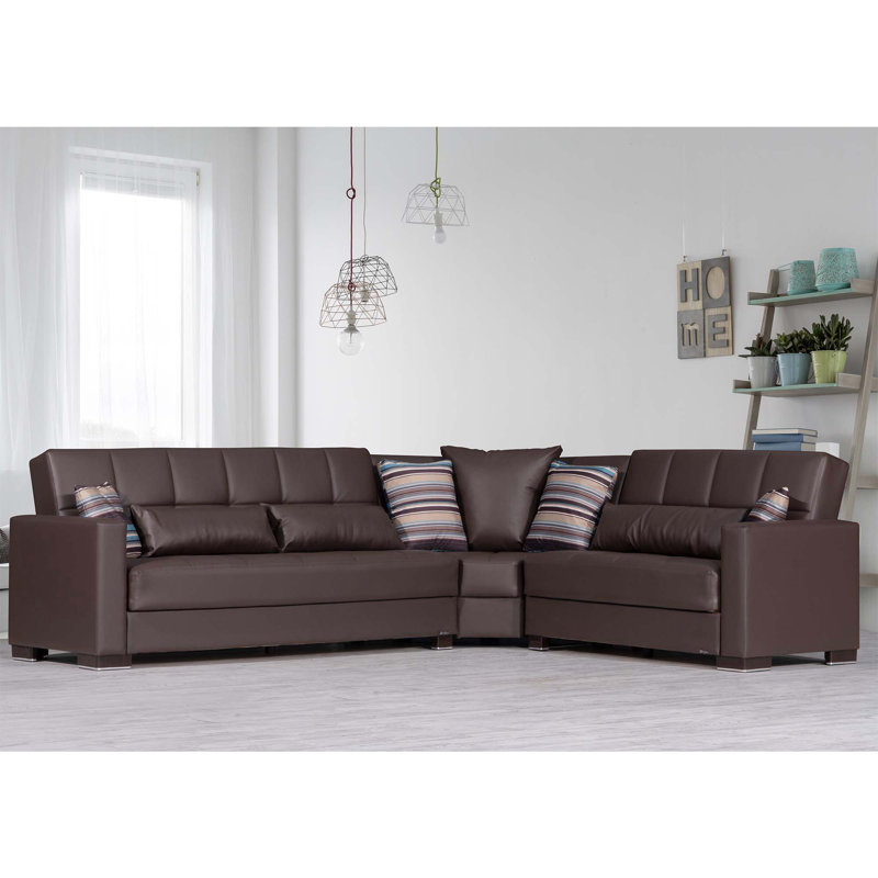 Canapé modulaire rembourré avec rangement PrimeNest NimbusFlow