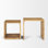 Solid Wood Nesting End Table