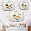 3 pièces Distant Galaxies Midcentury Elegant Retro I-144088716
