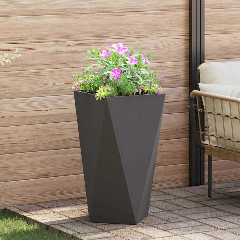 Planter Box, 75cm H x 40cm W x 40cm D, Black