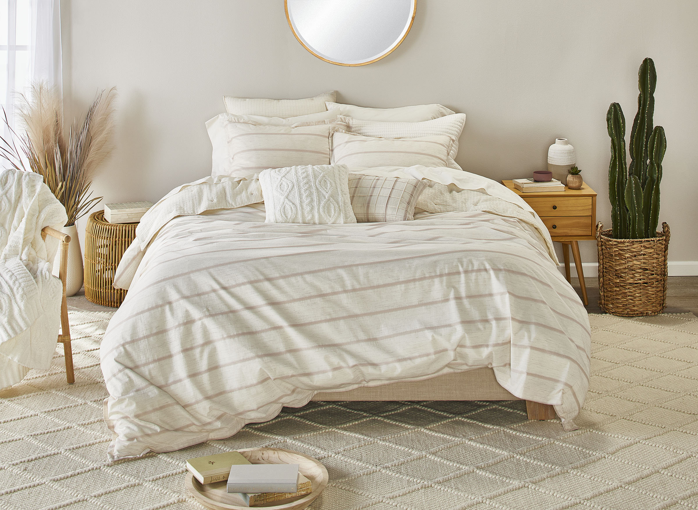 Housse de couette 260x240 satin de coton GRAND HÔTEL marron
