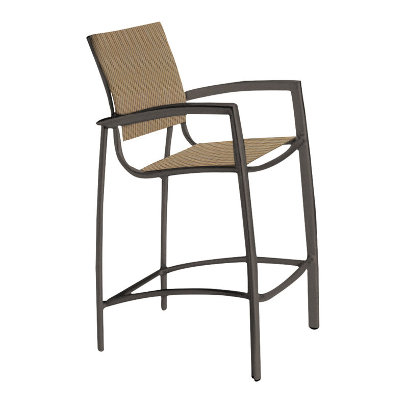 Tabouret de bar 28 po South Beach, Gold Coast, Graphite
