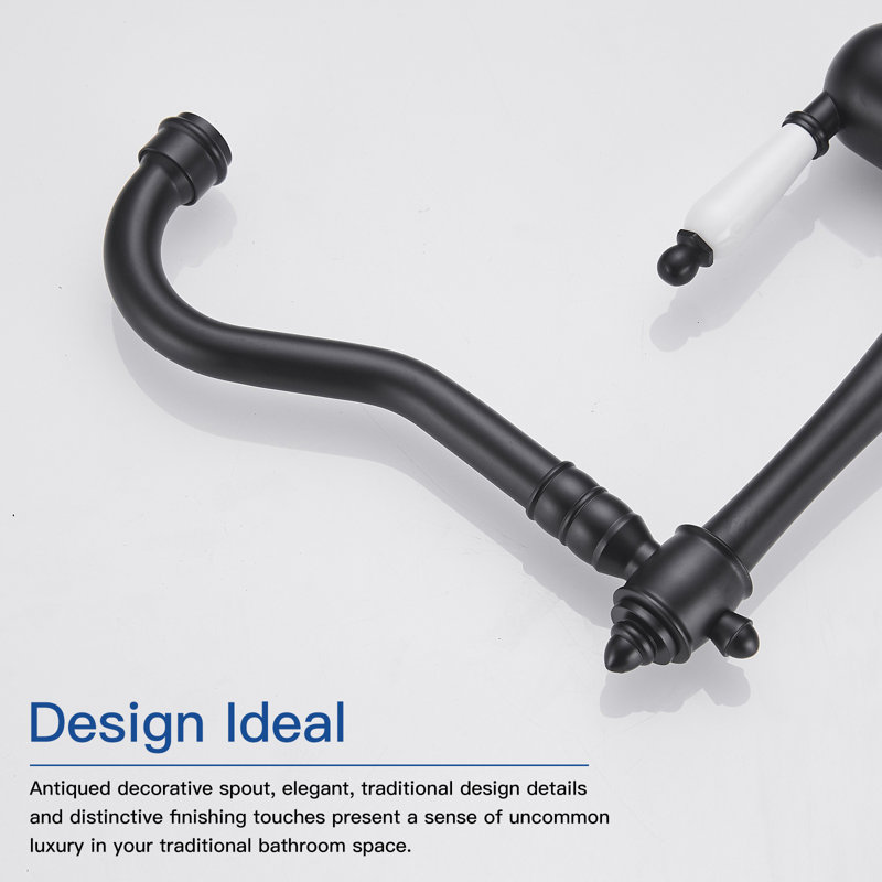 VIBRANTBATH Kitchen Faucet, Matte Black