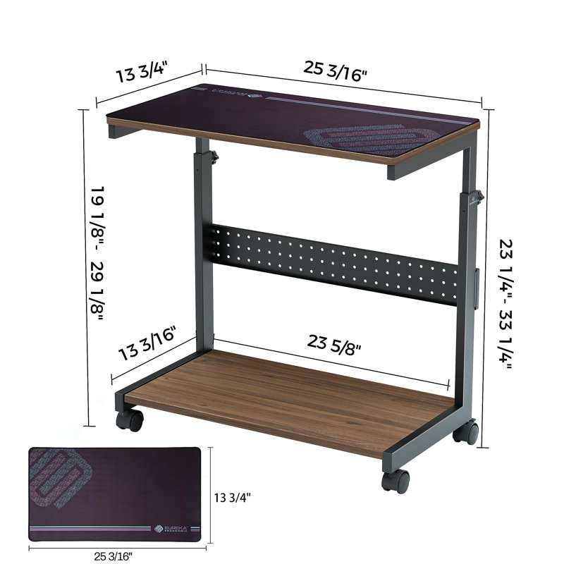 84.5cm H x 64cm W CPU Holder, Black/Brown