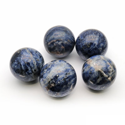 Natural Polished Gemstone Sphere, Large Decorative Accent, Crystal Ball, 50mm
