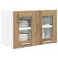 Vidaxl Hanging Cabinet Riga 2 Pcs Artisan Oak 60 X 31 X 40 Cm-121218114