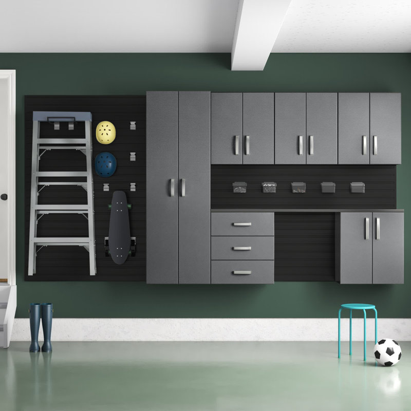 Deluxe 6 Piece Storage System, Black/Silver Carbon