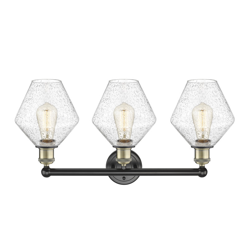 Amylea 3 - Light Dimmable Vanity Light, Black Antique Brass