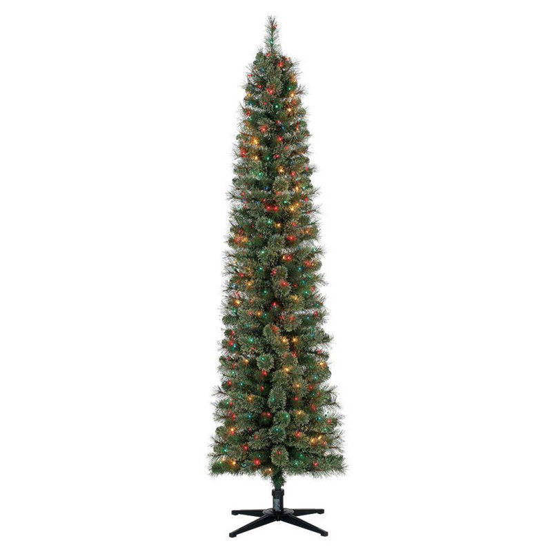 84' Lighted Pine Christmas Tree